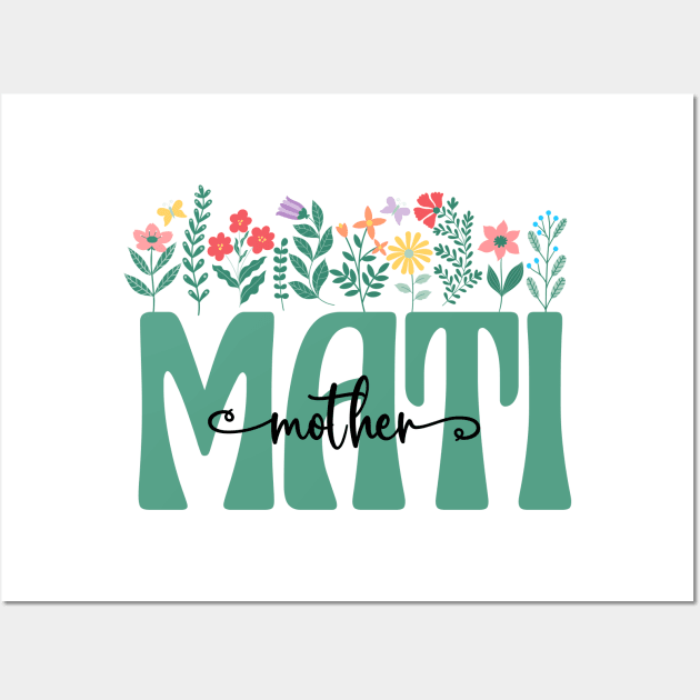 Croatian Mom Mati Wall Art by SunburstGeo